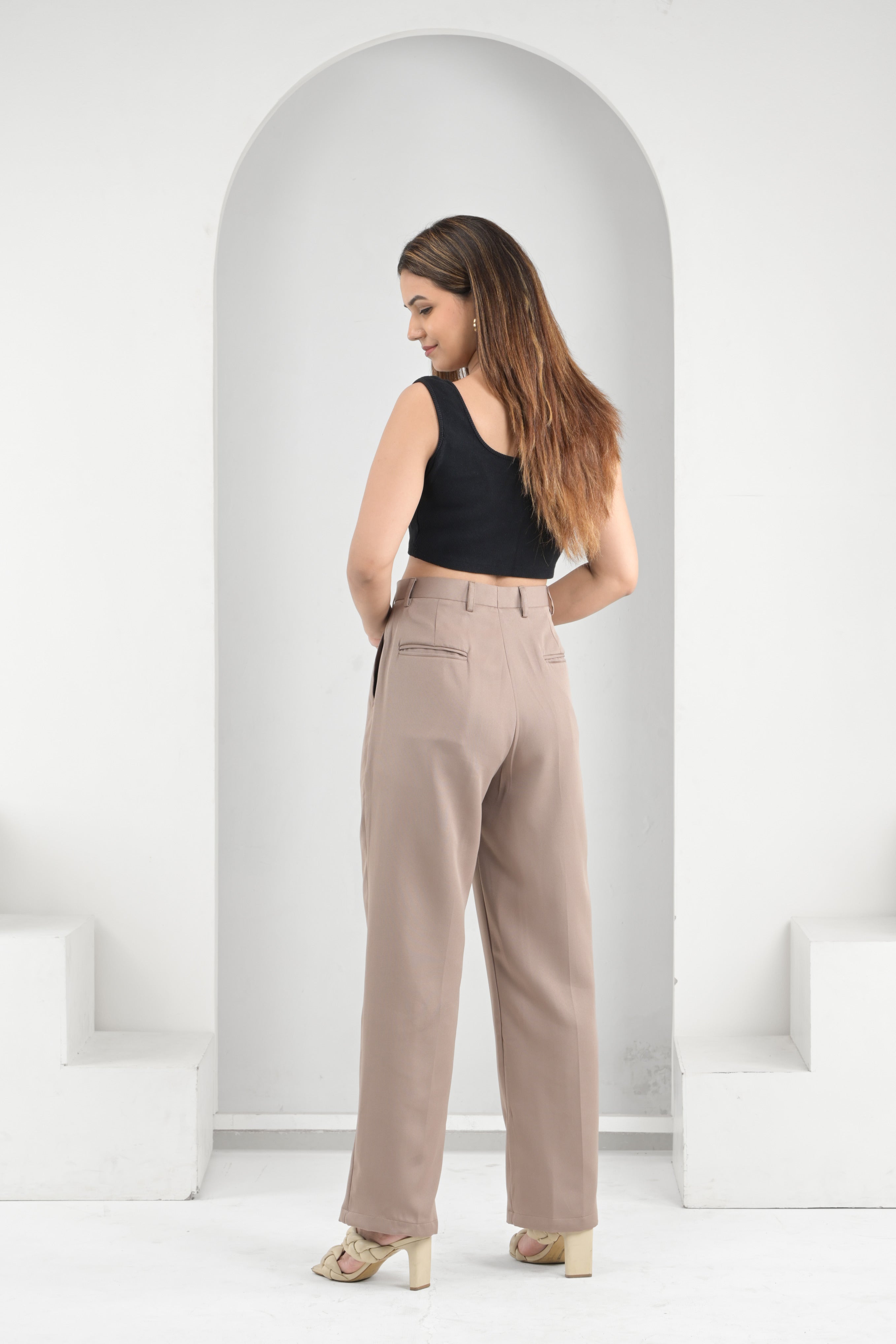 Classic Beige All Day Pants - Beige