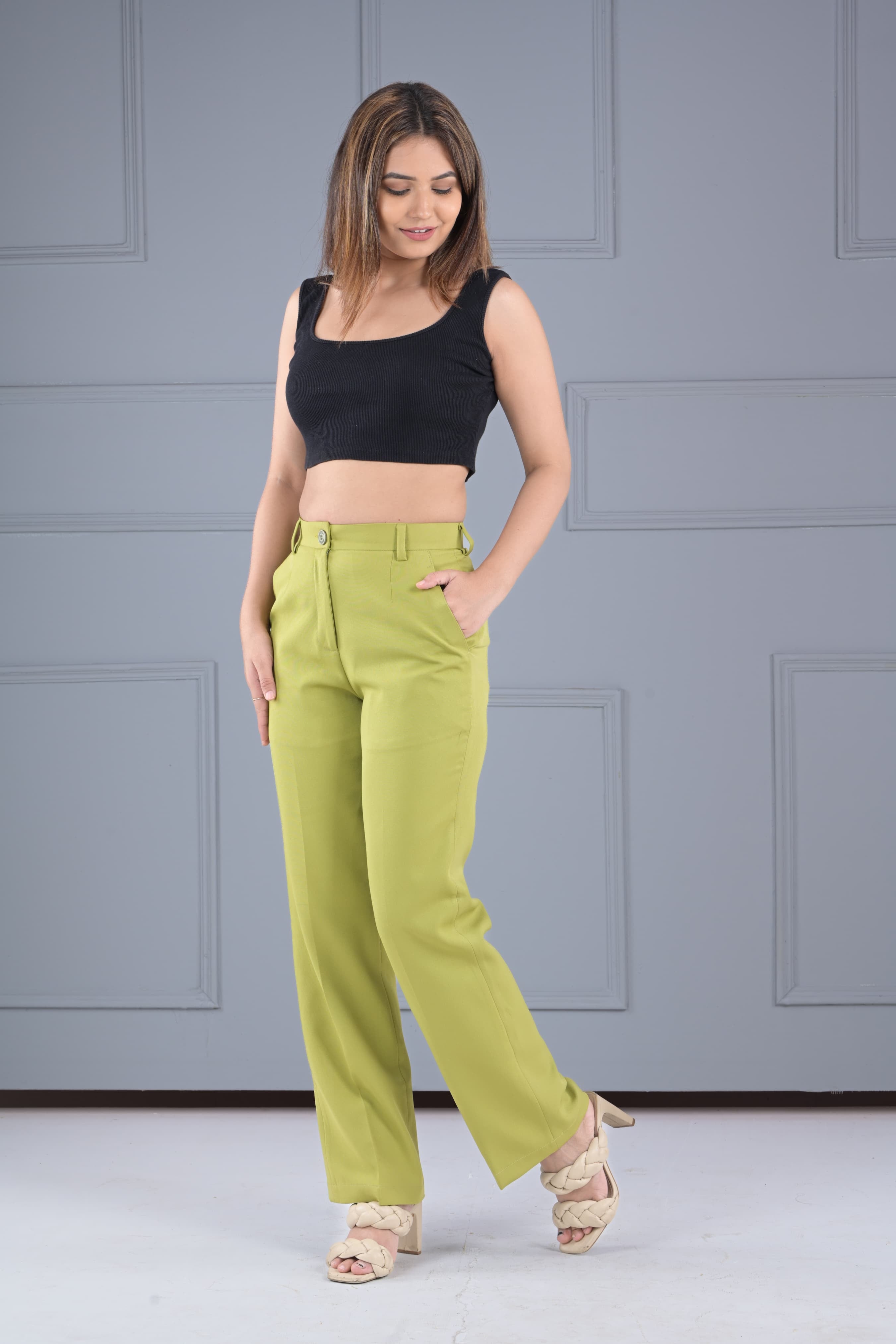 Olive Oasis All Day Pants - Olive