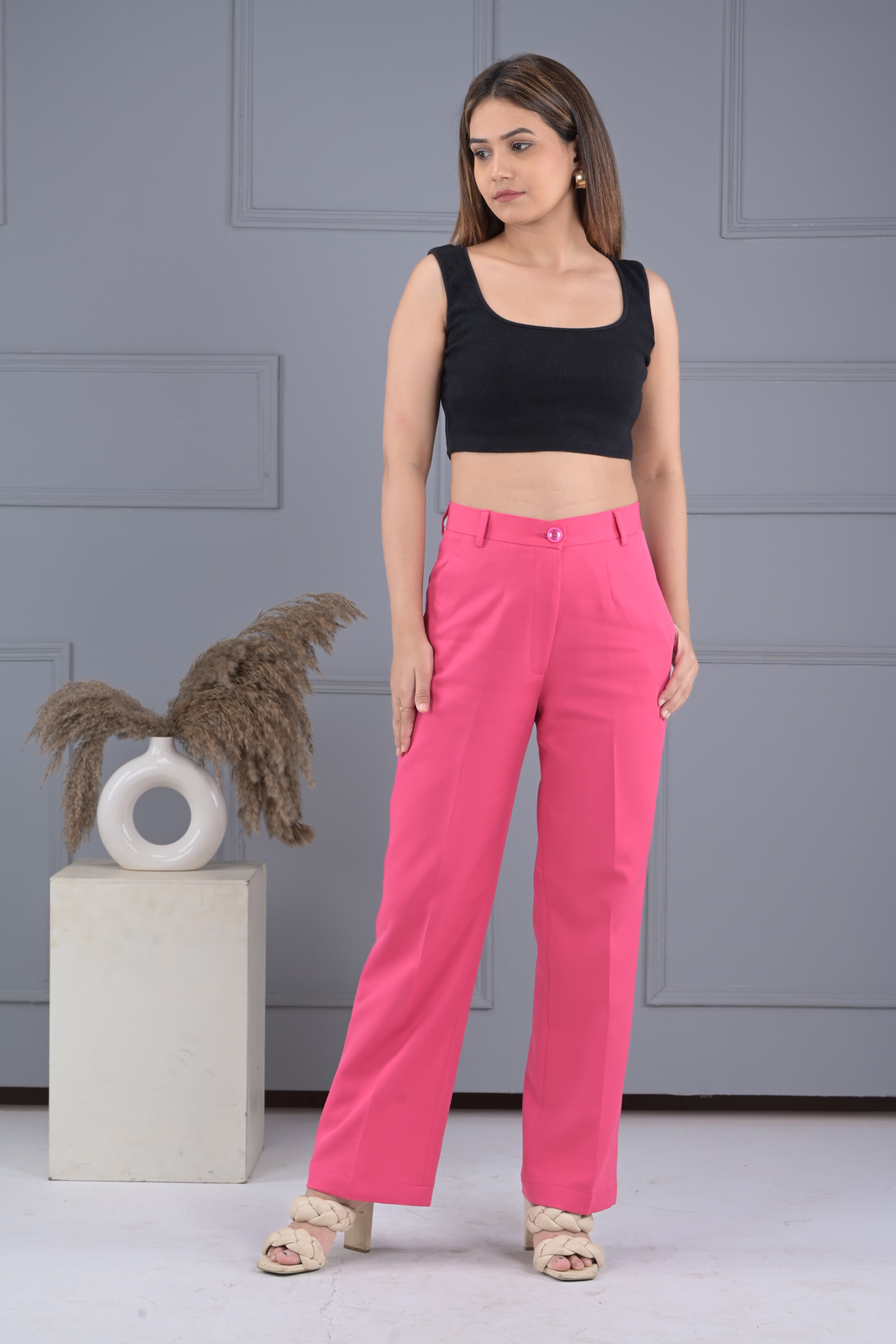 Pink Passion All Day Pants - Hot Pink